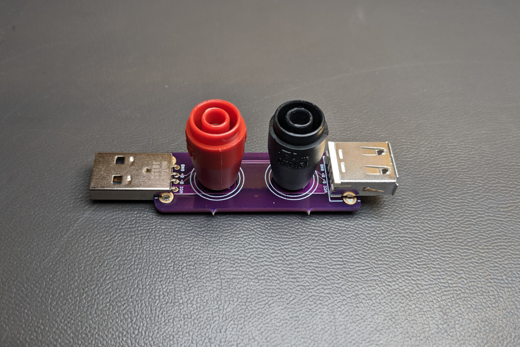 USB current probe board.