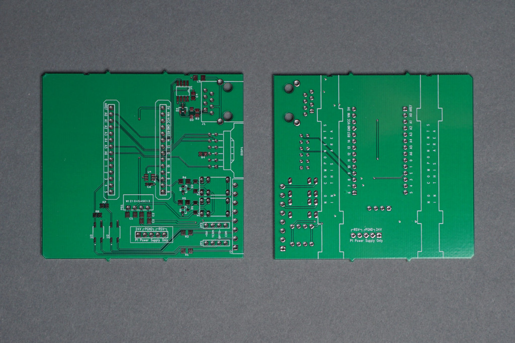 The finished, unpopulated boards.