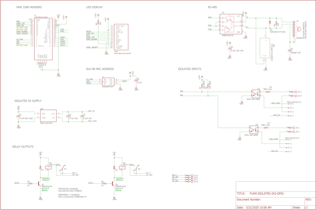 Schematic for my add-on module.