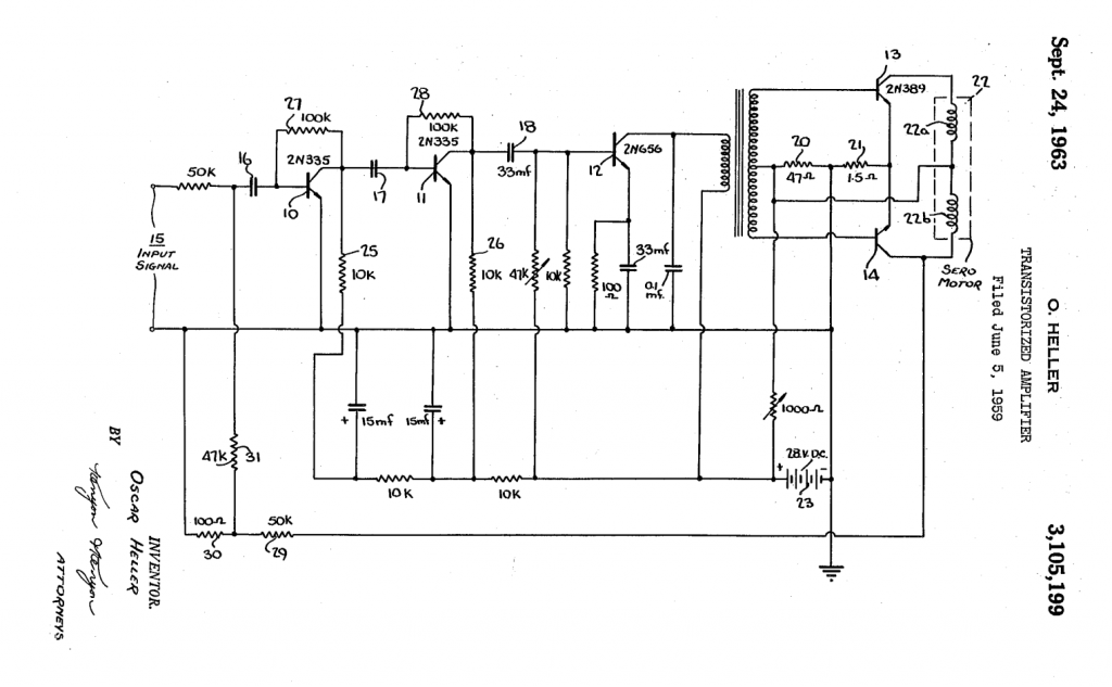 Bulova servo amplifer patent.