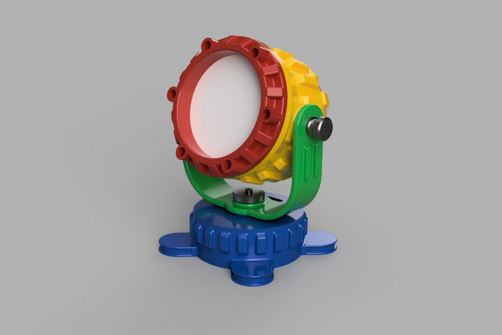 my first neopixel lamp assembly v6