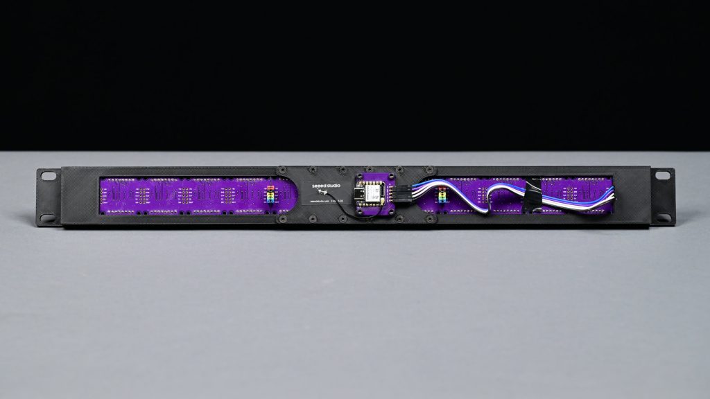 Rear photo of the completed unit.