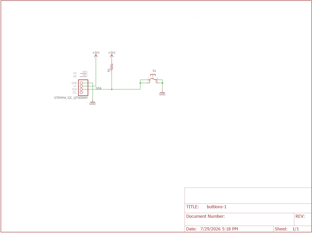 Button board schematic.