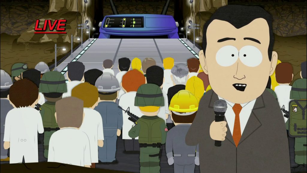 The WRT-54G router in the South Park episode "Kyle Fixes the Internet."