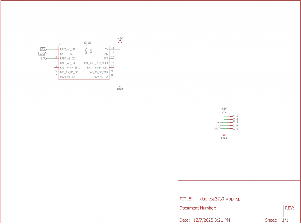 xiao esp32 s3 spi sch